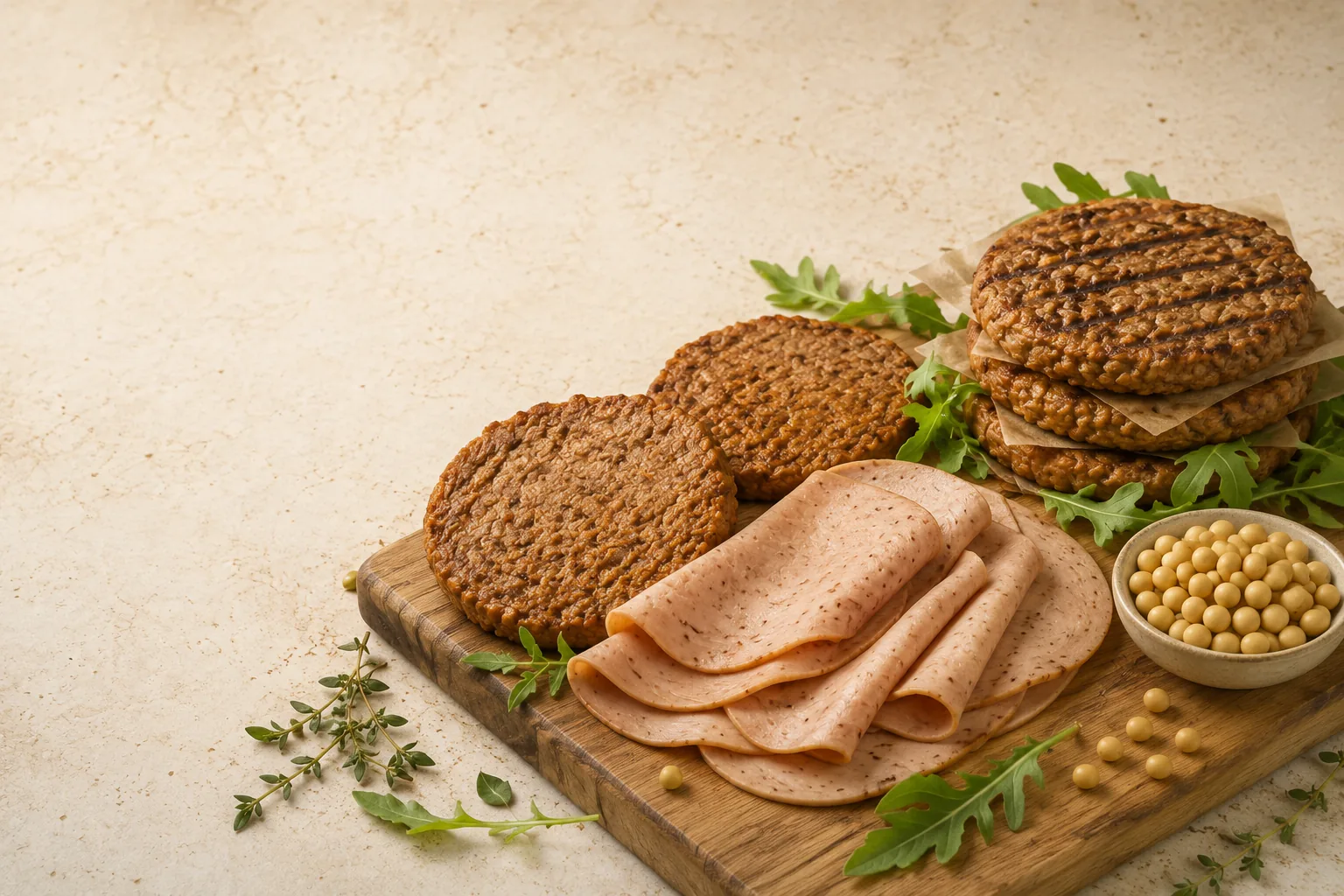 Веганские и вегетарианские заменители мяса