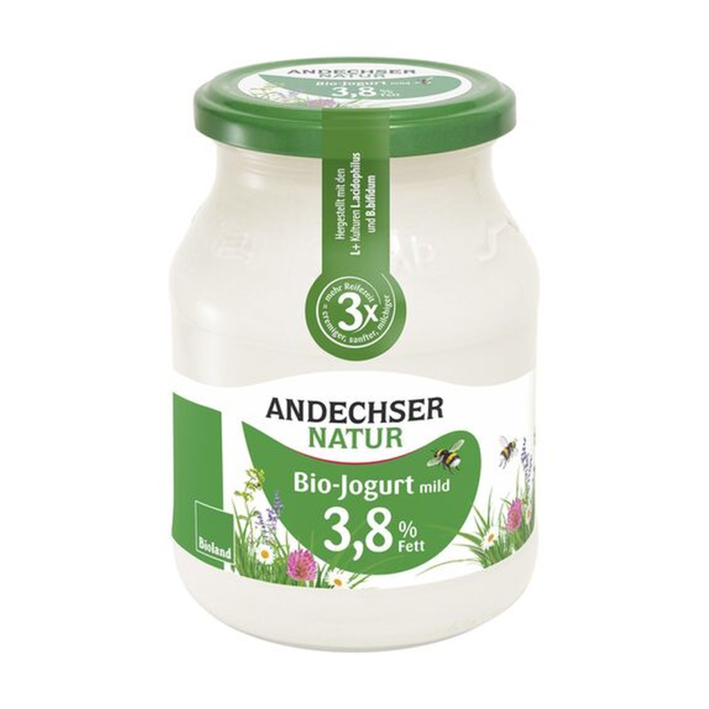 Demeter Andechser Natur Joghurt mild 3,8% 500g MW