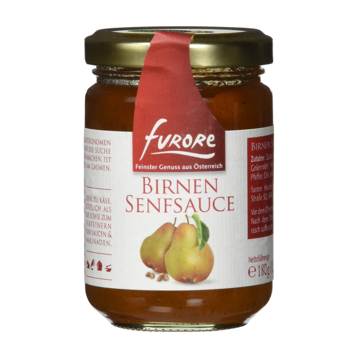 Furore Birnensenfsauce 180g