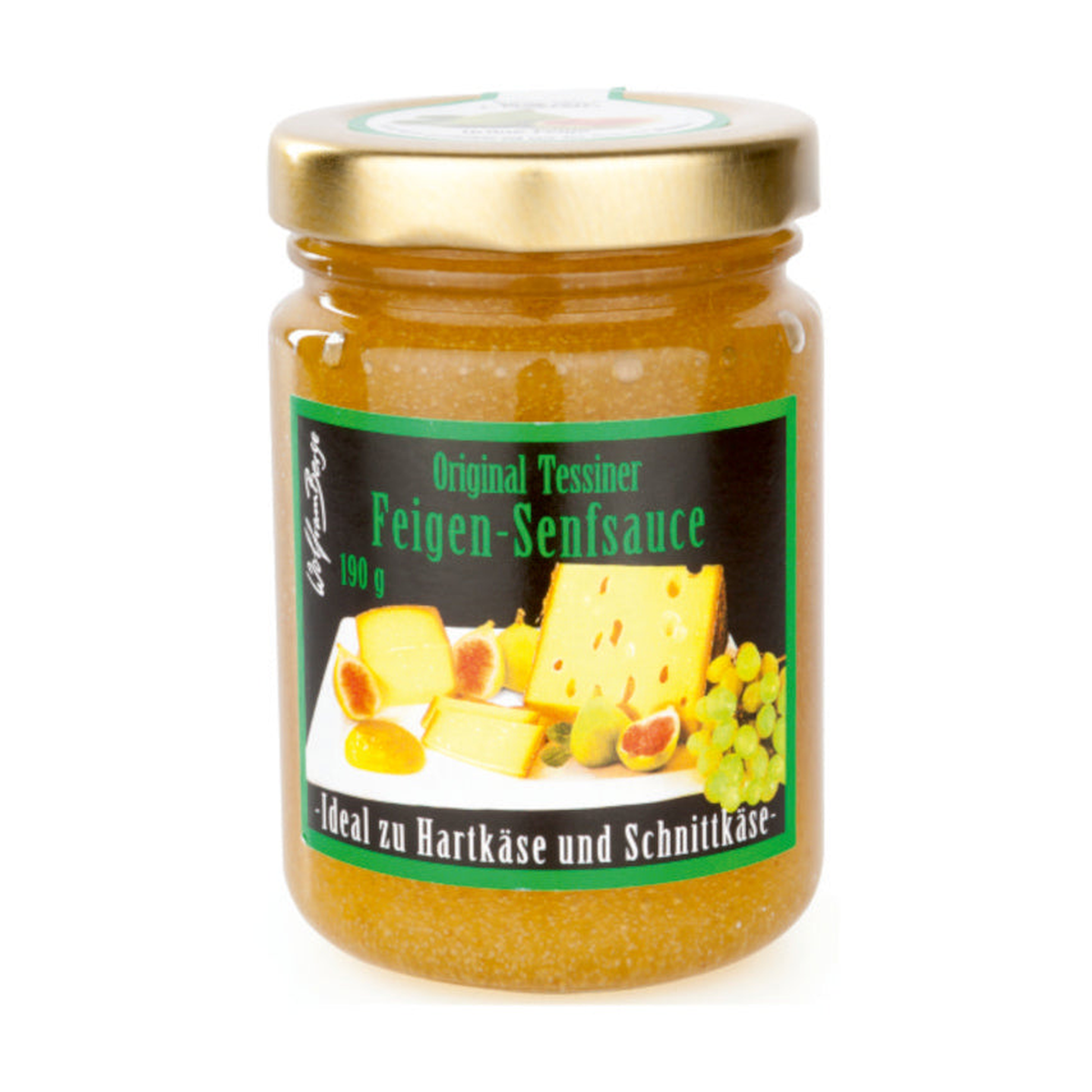 Ruwisch und Zuck Feigensenfsauce grün 190g