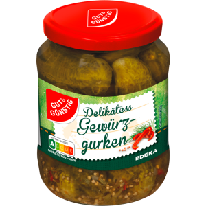 GUT&GÜNSTIG Delikatess Gewürzgurken 670g