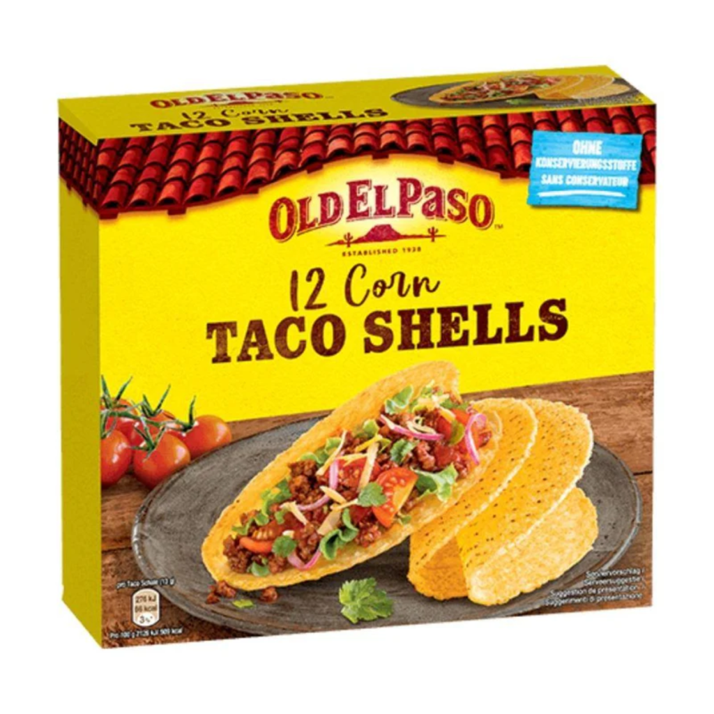 Old el Paso Taco Shells 12ST 156g