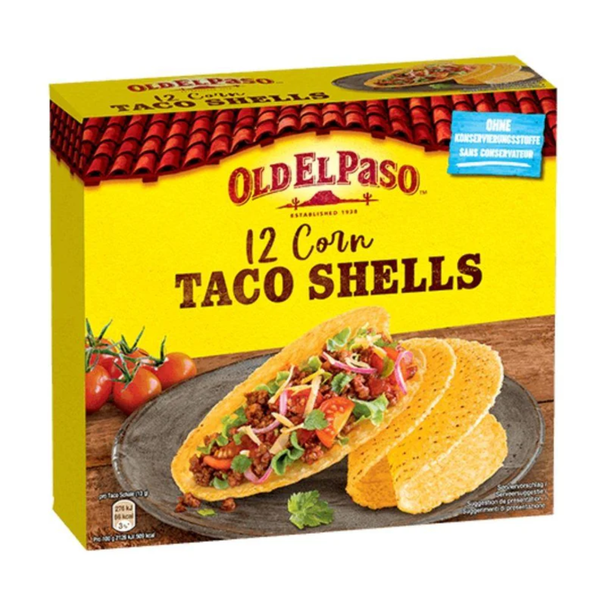Old el Paso Taco Shells 12ST 156g