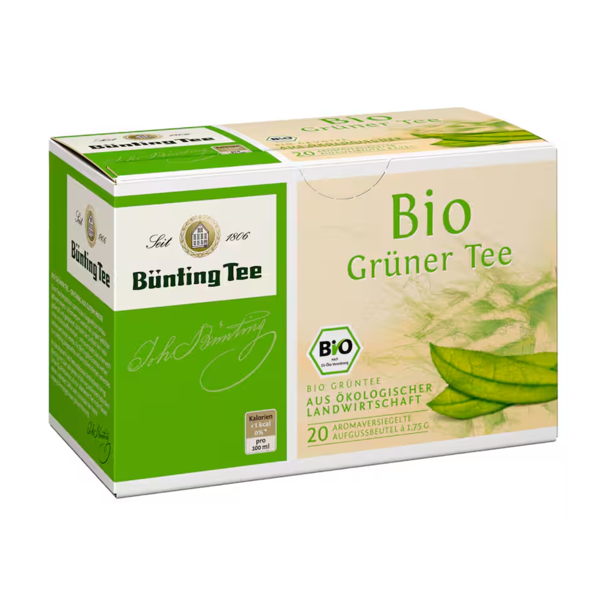 Bio Bünting Grüner Tee 20ST 35g
