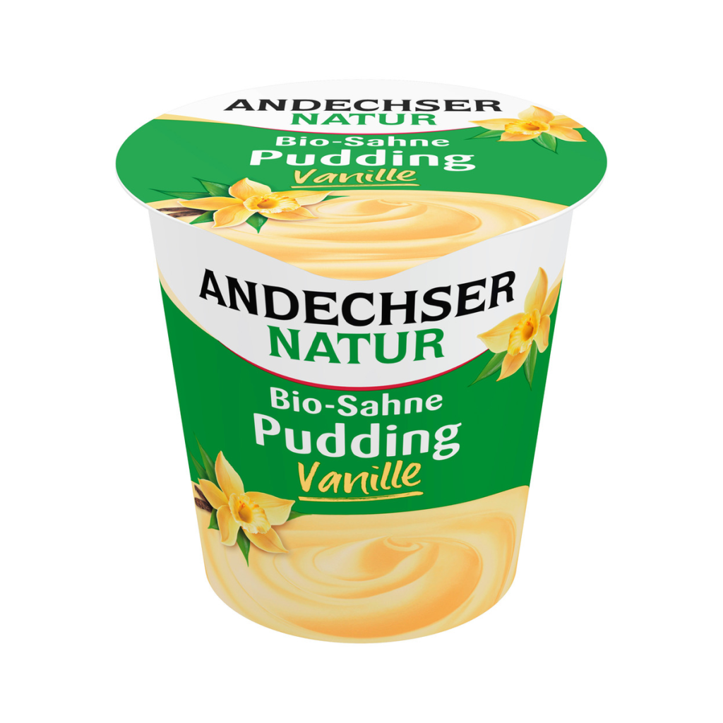 Bio Andechser Natur Sahnepudding Vanille 10%150g