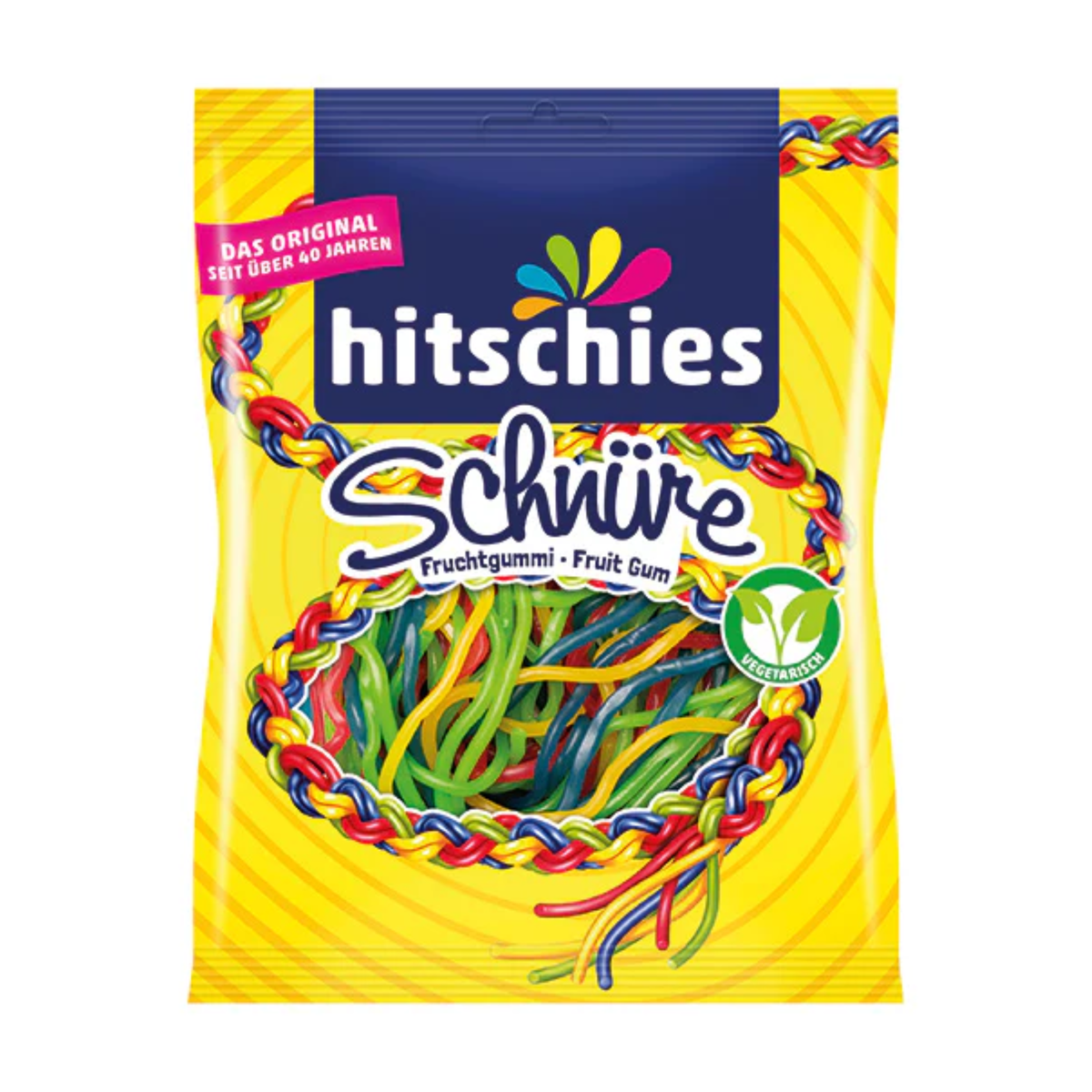 Hitschies Bunte Schnüre Mix 125g