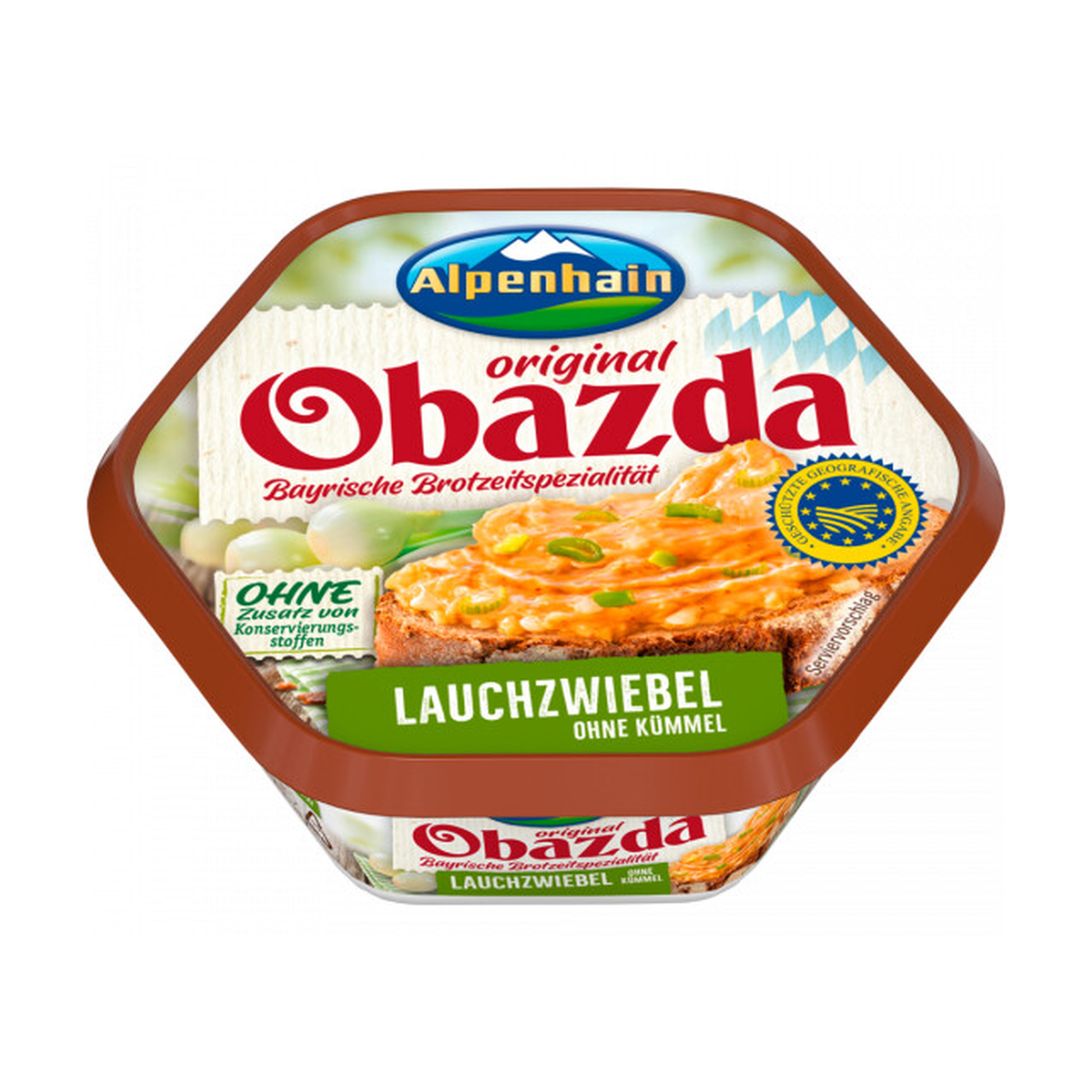Alpenhain (Obazda) mit Lauchzwiebeln 60% Doppelrahmstufe 125g
