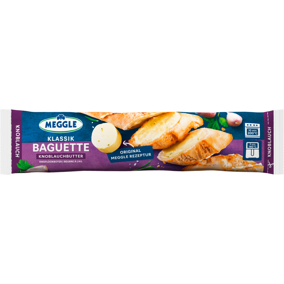 Meggle Baguette Knoblauch Butter 160g