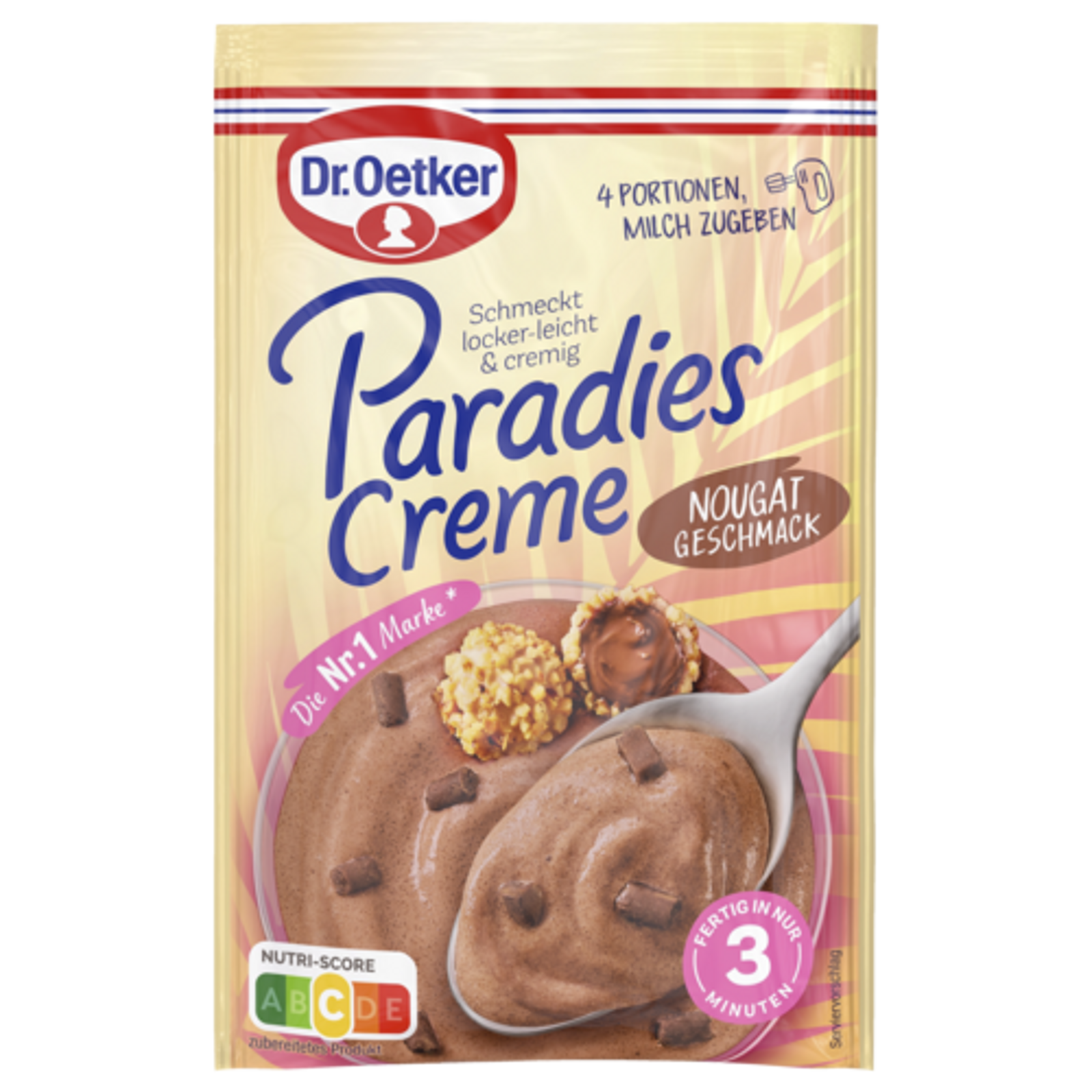 Dr.Oetker Paradies Creme Nougat für 300ml 70g