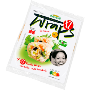 Mestemacher Weizen Wraps XL 4ST 280g