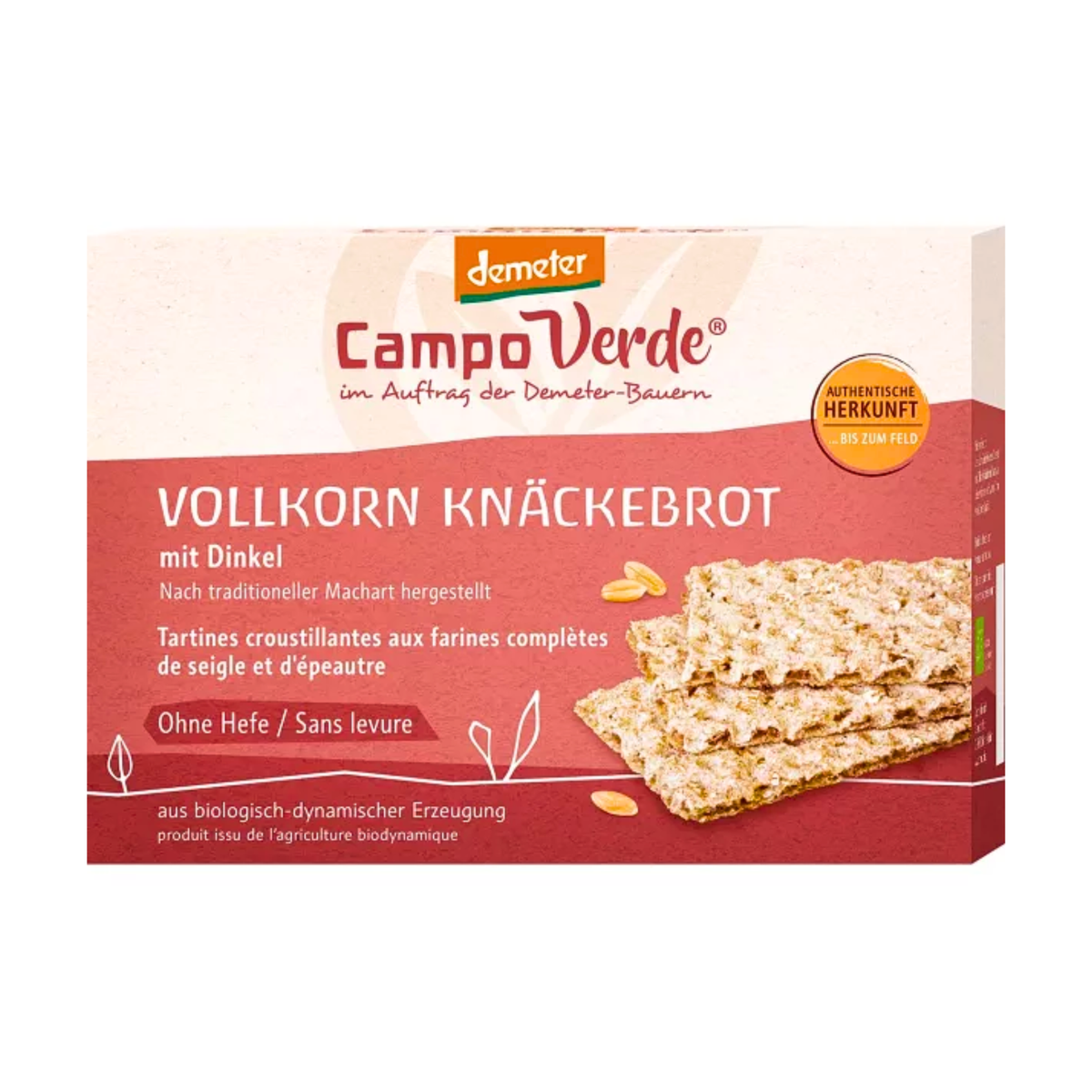 Demeter Campo верде полба хлебцы 250g