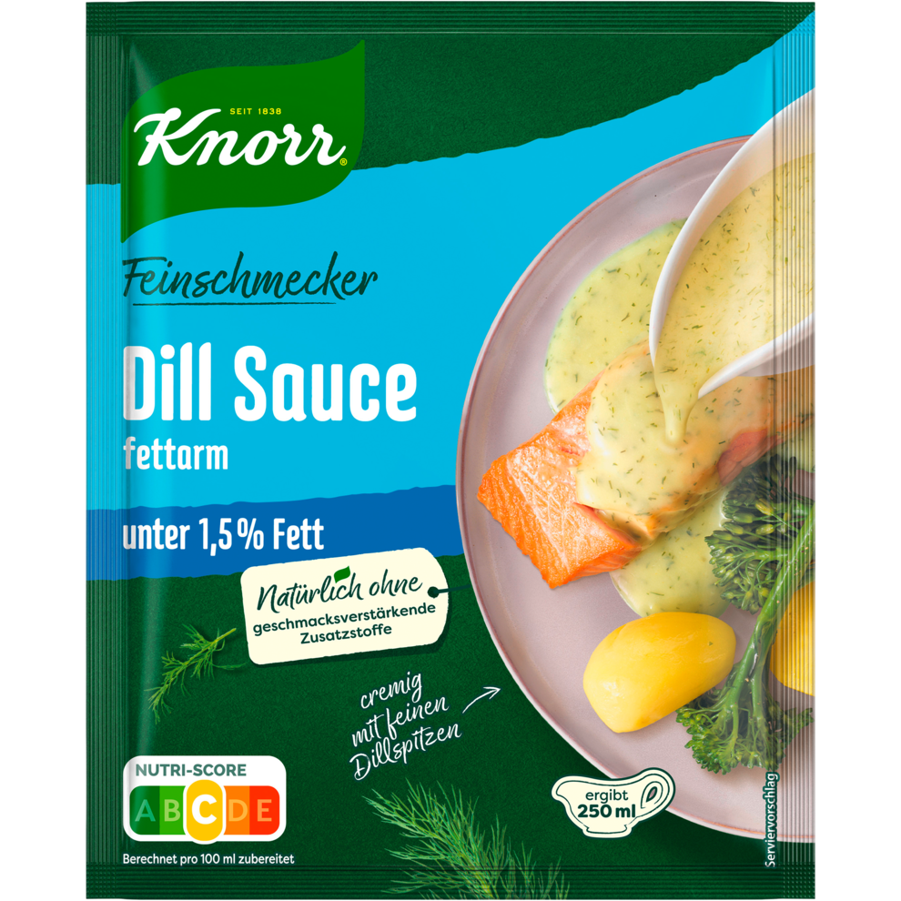 Knorr Feinschmecker Dill Sauce fettarm für 250ml 31g