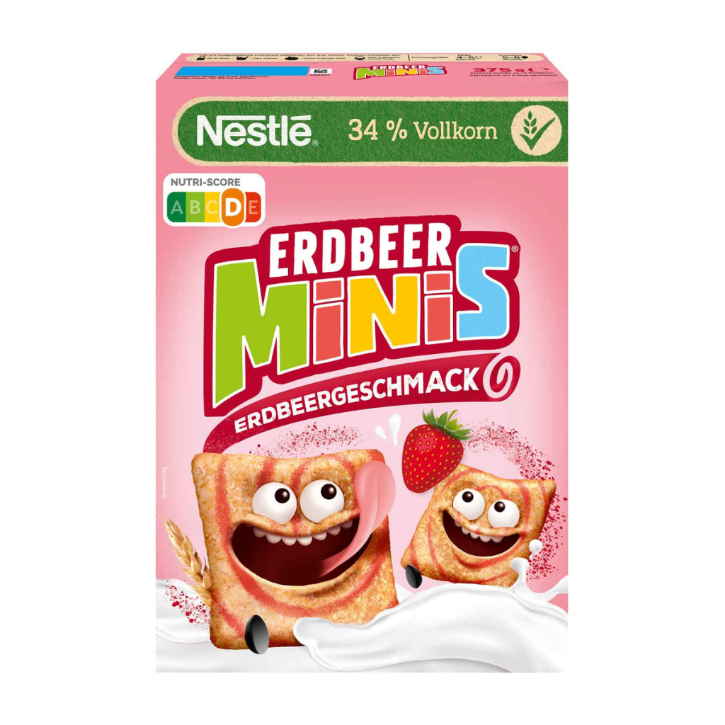 Nestle Erdbeer Minis Cerealien 375g