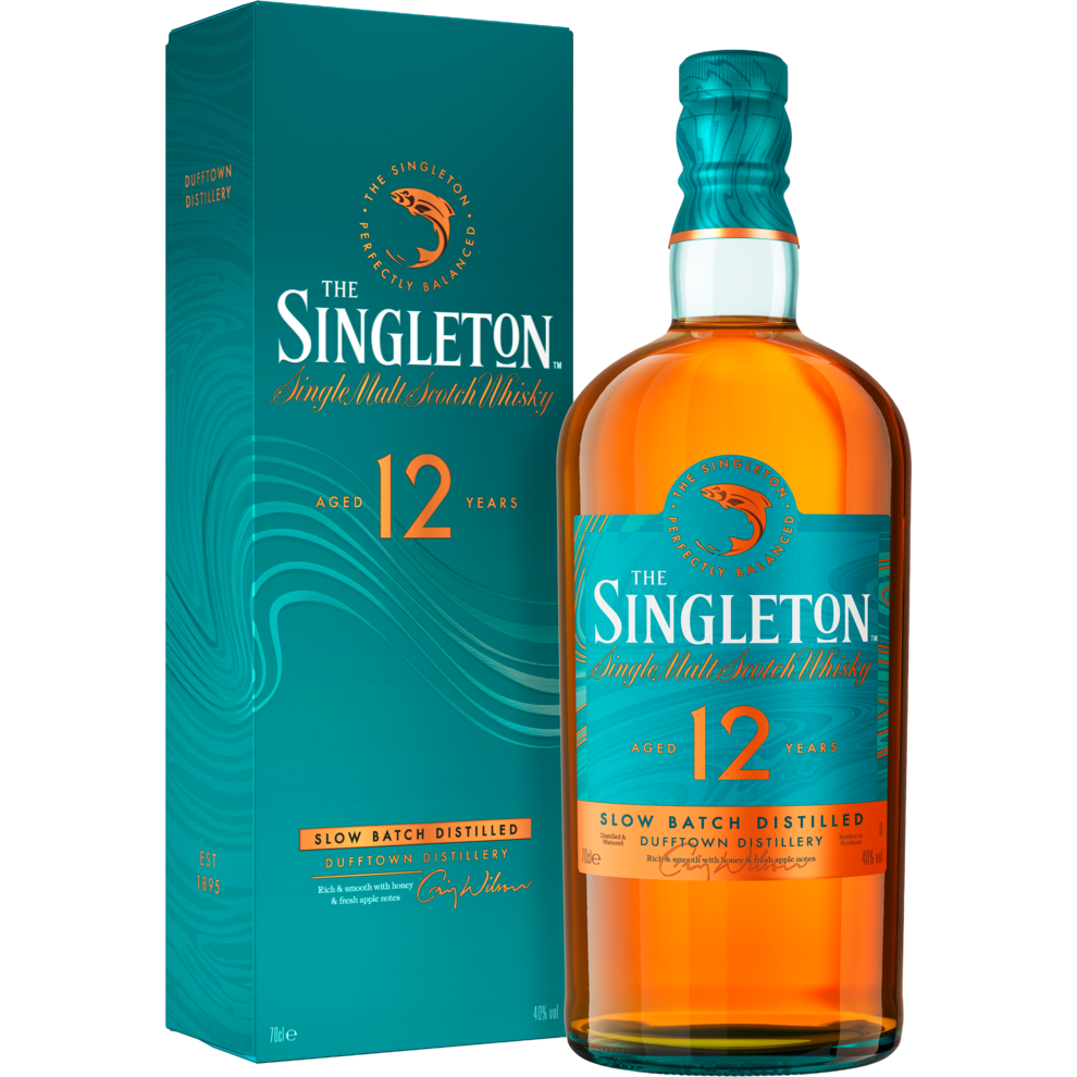 THE SINGLETON Single Malt Scotch Whisky of Dufftown 12 Years Old 40% 0,7l
