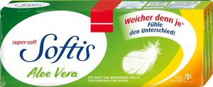 Regina Softis Taschentücher Aloe Vera 4-lagig 15x9BL