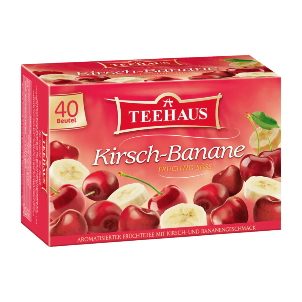 Teehaus Kirsch-Banane Tee 40ST 90g