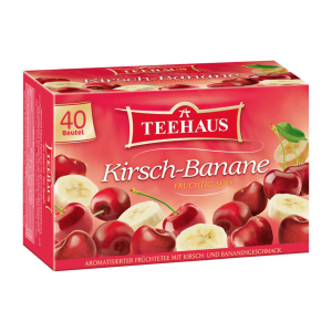 Teehaus Kirsch-Banane Tee 40ST 90g