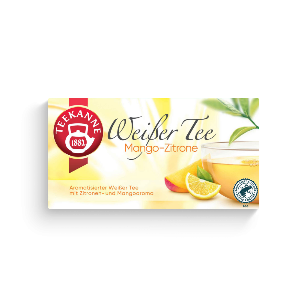 Teekanne Weißer Tee Mango-Zitrone 20ST 25g