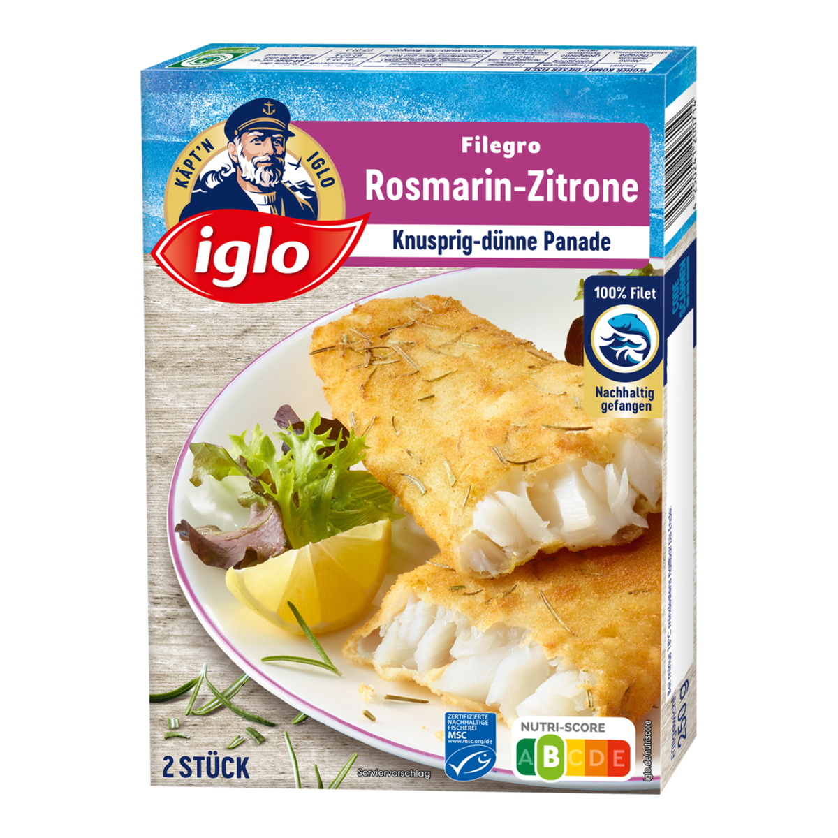 MSC Iglo Filegro Rosmarin Zitrone 250g