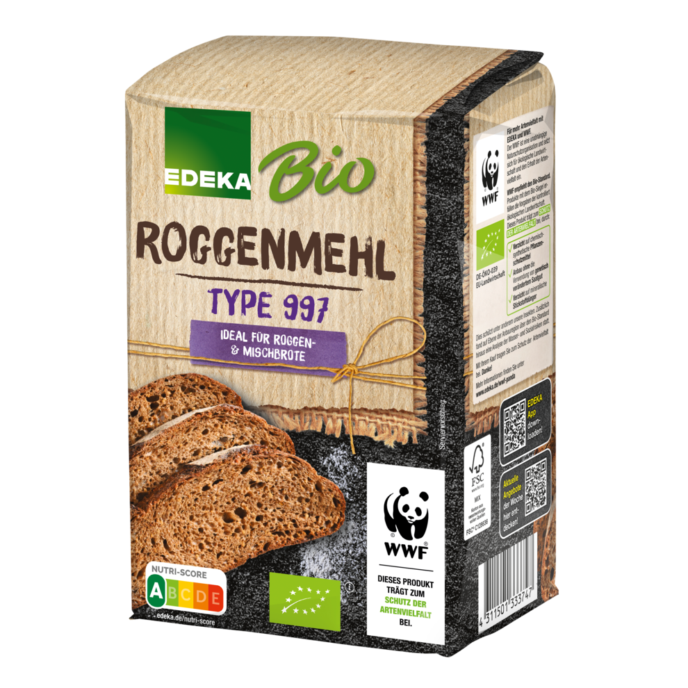 Bio EDEKA Roggenmehl Type 997 1kg