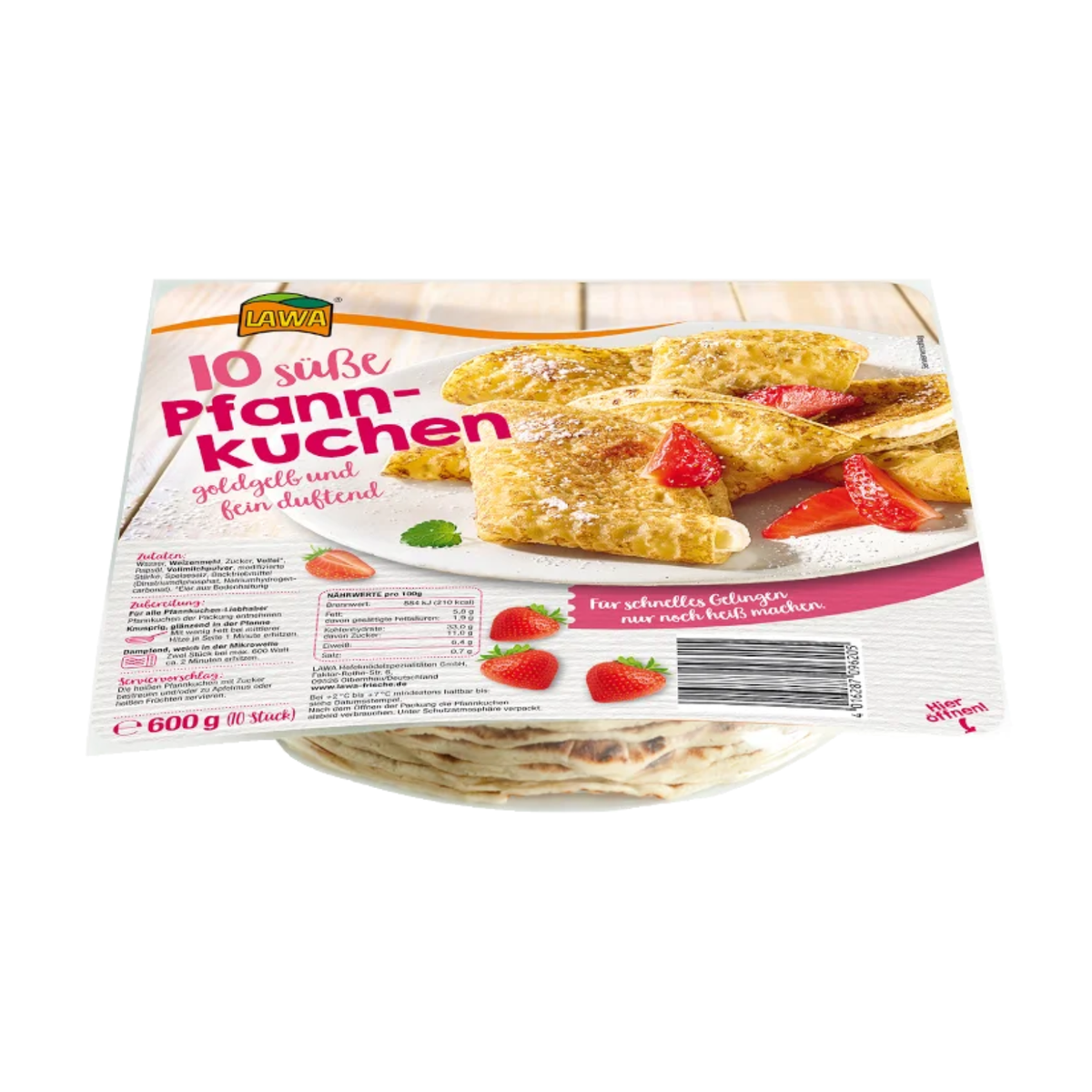 Lawa Süße Pfannkuchen 10ST 600g