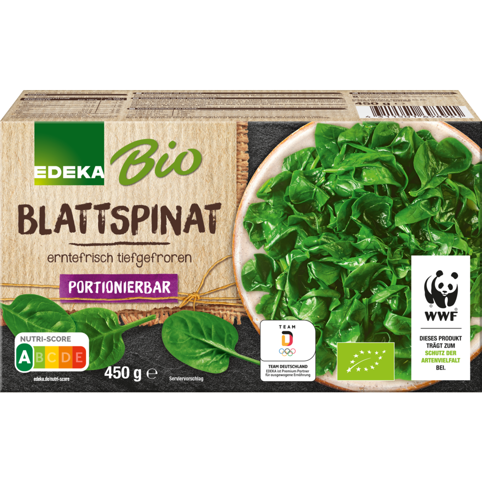 Bio EDEKA Blattspinat 450g
