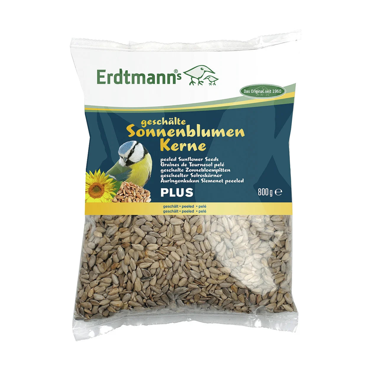 Erdtmanns Plus Sonnenblumenkerne geschält 800g