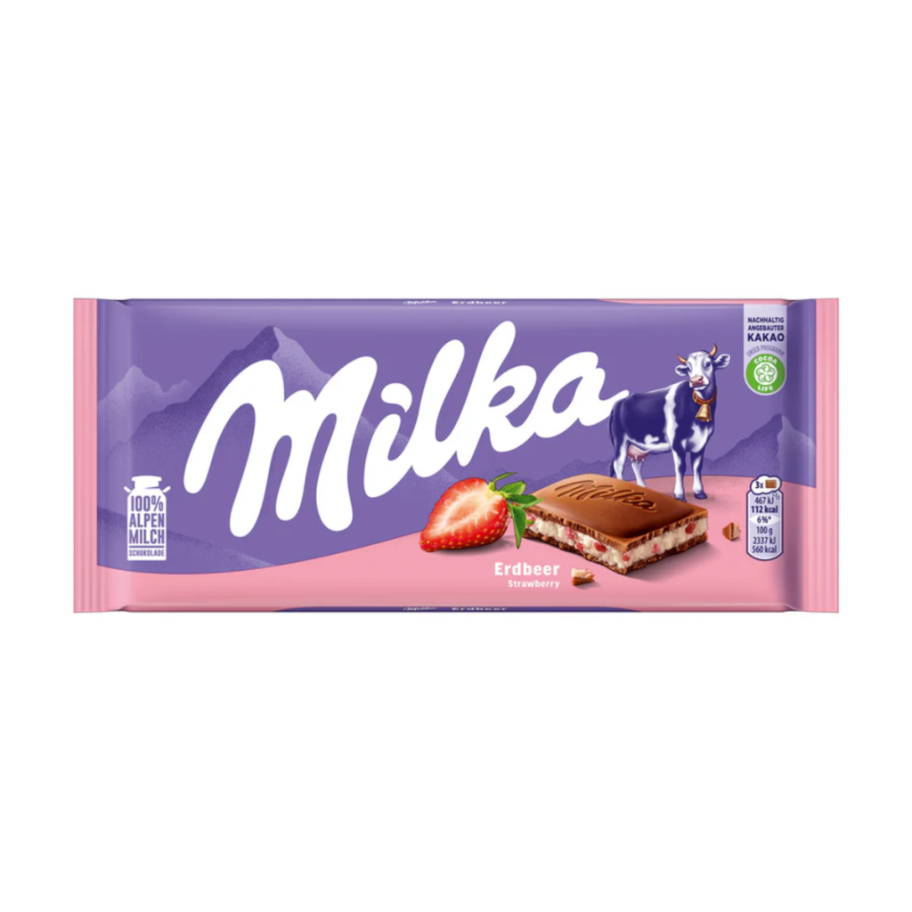 Milka Клубника 100g