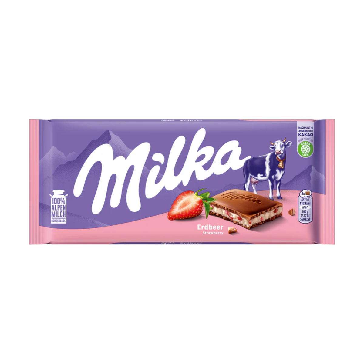 Milka Клубника 100g