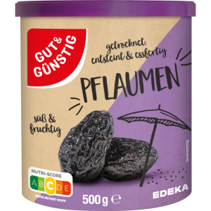 GUT&GÜNSTIG Trockenpflaumen entsteint und essfertig 500g