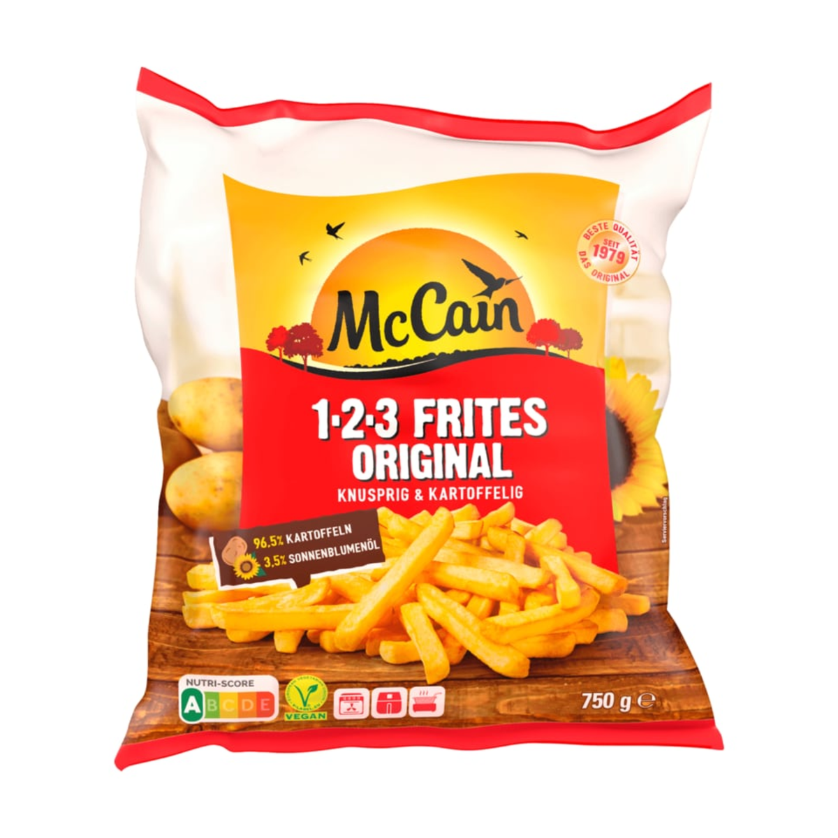 McCain 1.2.3 Frites Original 750g