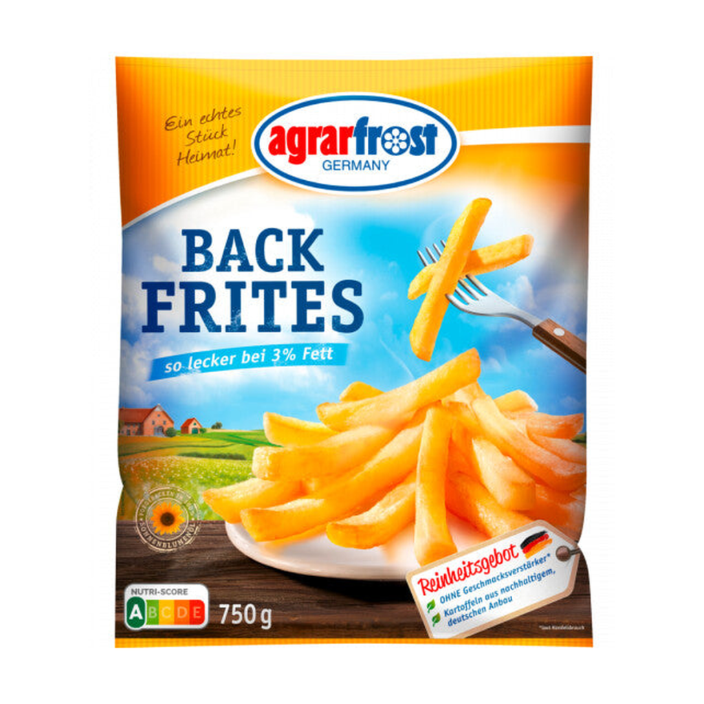 Agrarfrost Backfrites Normalschnitt 750g