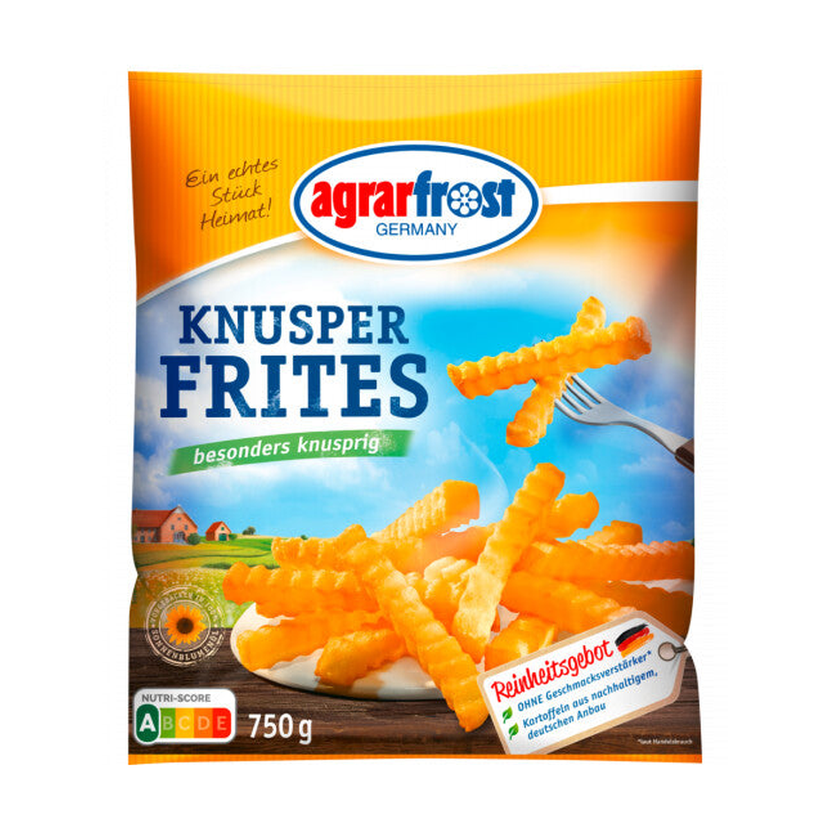Agrarfrost Knusperfrites wellig 750g