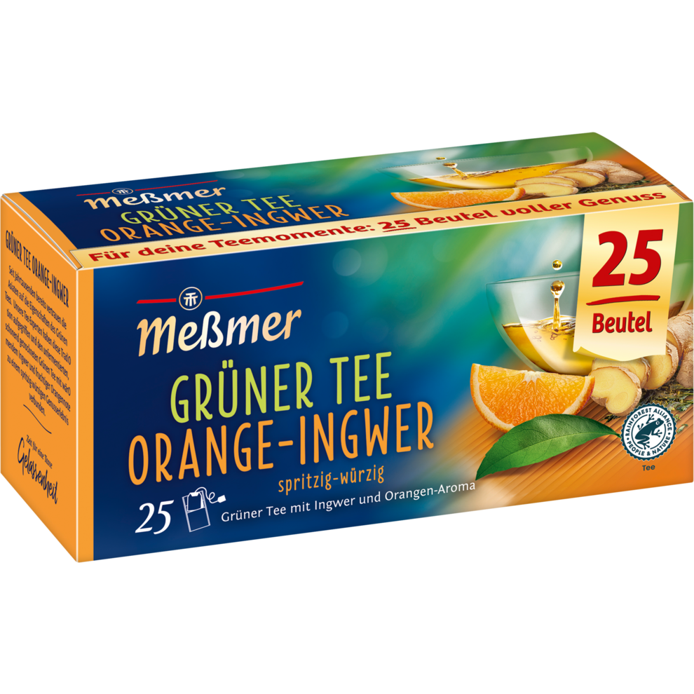 Meßmer Grüner Tee Orange-Ingwer 25ST 43,75g