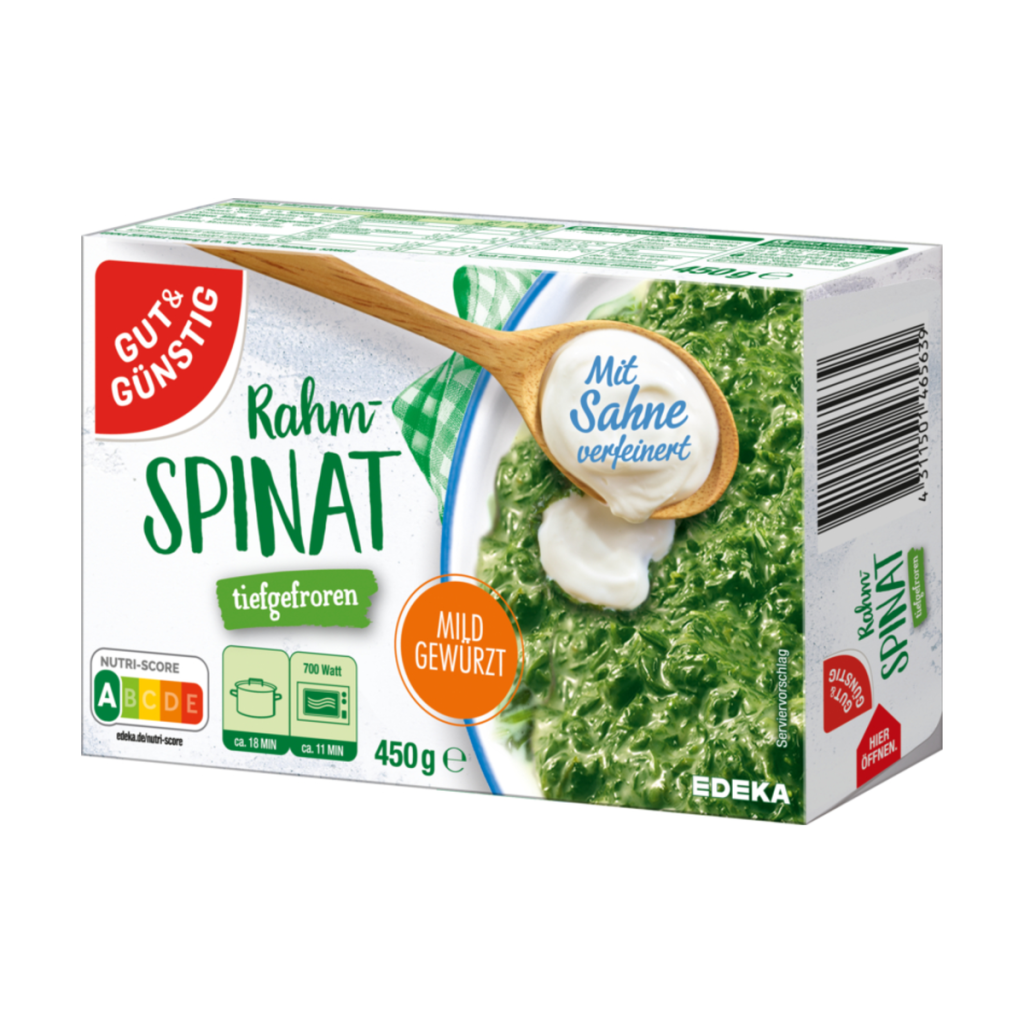 GUT&GÜNSTIG Rahmspinat 450g