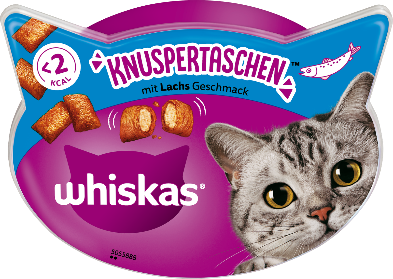 Whiskas Knuspertaschen Lachs 60g
