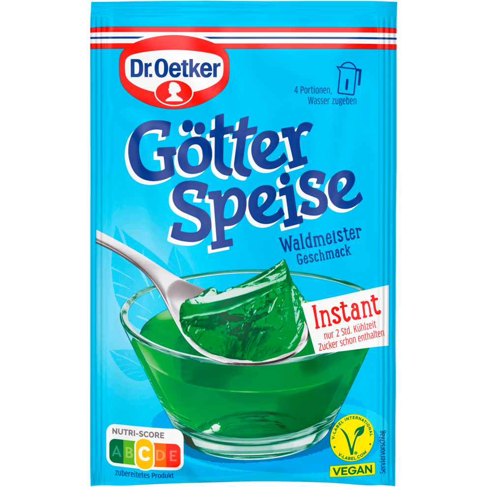 Dr.Oetker Götterspeise Instant Waldmeister 100g