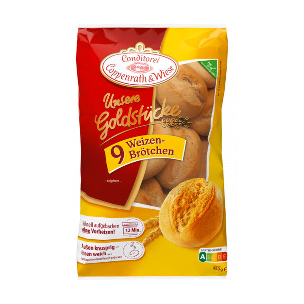 Coppenrath&Wiese Weizenbrötchen 9ST 450g