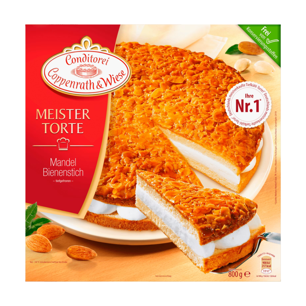 Coppenrath&Wiese Mandel Bienenstich Torte 800g