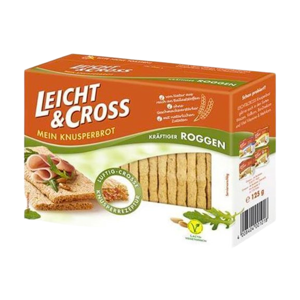 Leicht&Cross Roggen Knusperbrot 125g