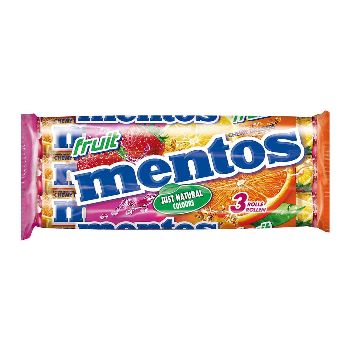 mentos Фрукт 3x38g