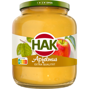Hak Apfelmus extra Qualität 700g