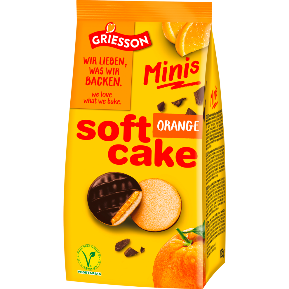 Griesson Minis Soft Cake Orange 125g