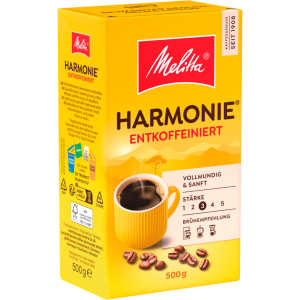 Melitta Cafe Harmonie Entcoffeiniert 500g