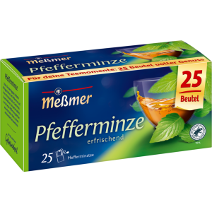 Meßmer Pfefferminze frisch würzig 25ST 56,25g