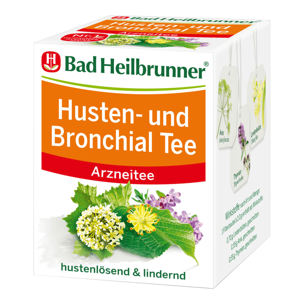 Bad Heilbrunner Husten- und Bronchialtee 8x2g