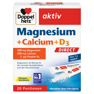 Doppelherz Magnesium+Calcium+D3 20Portionen 55g