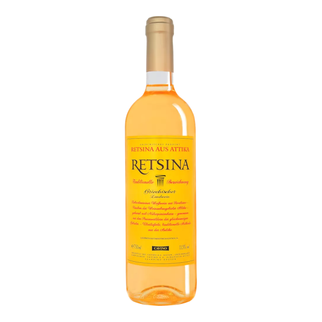 Cavino Retsina aus Attika trocken 0,75l