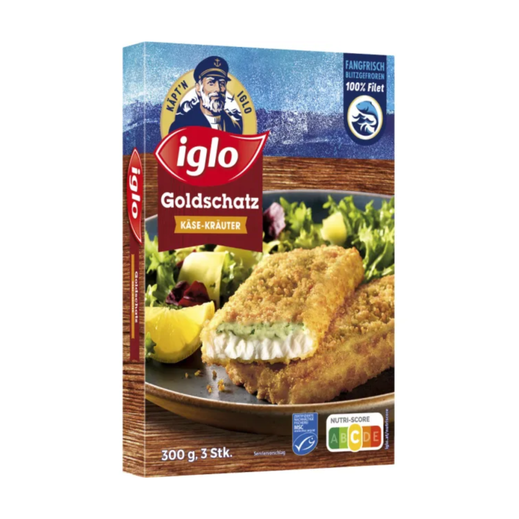 MSC Iglo Goldknusper Käse/Kräuter 300g