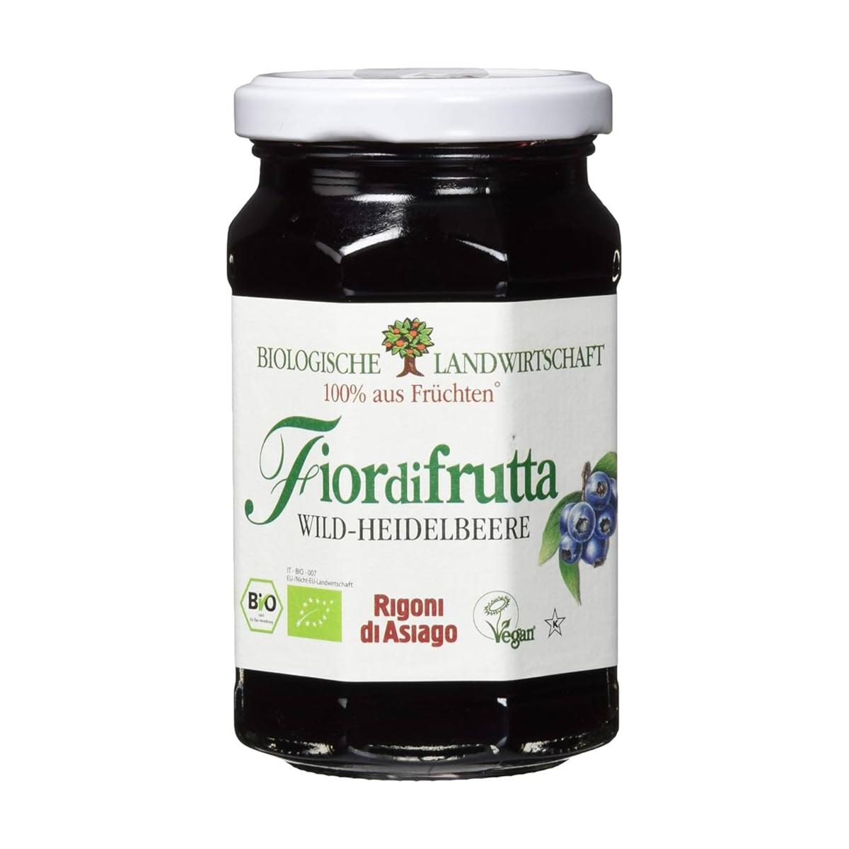 Bio Fiordifrutta Heidelbeer-Aufstrich 250g